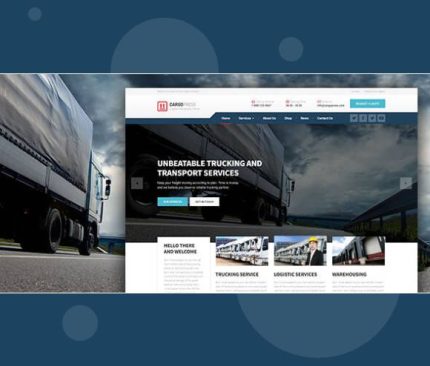 CargoPress — WordPress Theme for Logistics, Warehouse, and Transport Websites