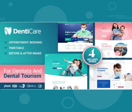DentiCare - Medical & Dentist WordPress Theme