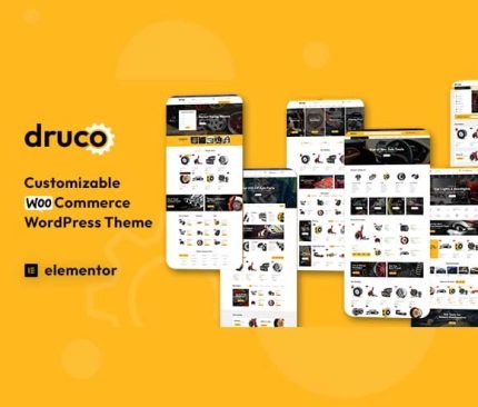 Gpl Theme Druco - Elementor WooCommerce WordPress Theme