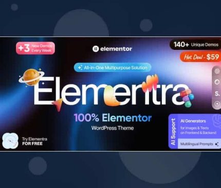 Elementra Theme: 100% Elementor Corporate WordPress Theme