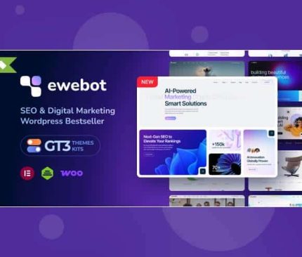 Gpl Theme Ewebot - Digital Marketing Agency & SEO WordPress Theme