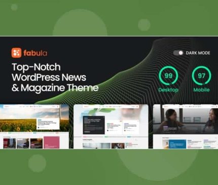 Gpl Theme Fabula - News & Magazine WordPress Theme