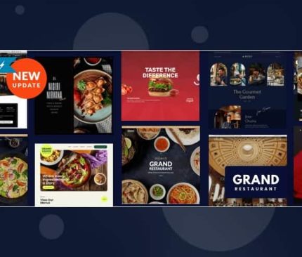 Gpl Theme Grand Restaurant WordPress