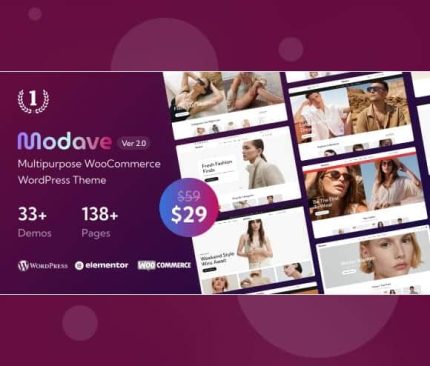 Gpl Theme Modave - Multipurpose WooCommerce WordPress Theme