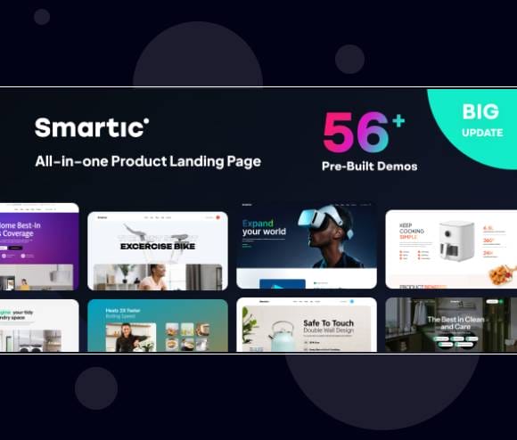 Gpl-Theme-Smartic-Product-Landing-Page-WooCommerce-Theme