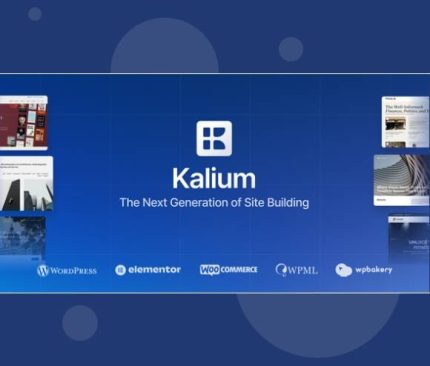 Kalium 3 Creative WordPress & WooCommerce Theme
