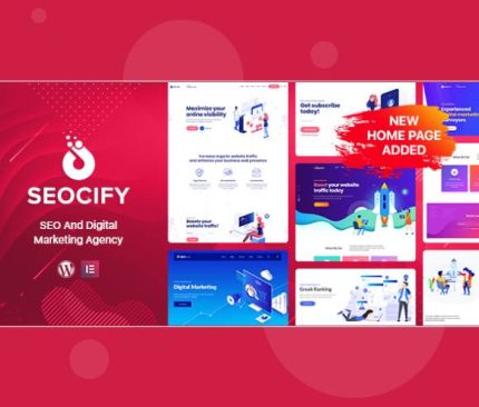 SEO Digital Marketing Agency WordPress Theme - Seocify