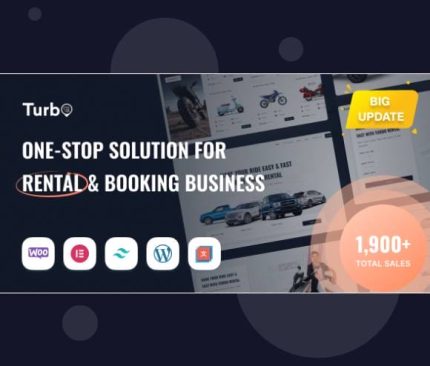 Turbo - Multipurpose WooCommerce Rental & Booking Theme