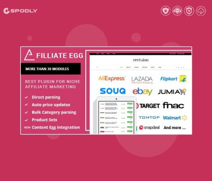 Affiliate Egg - Niche Affiliate Marketing Wordpress Plugin
