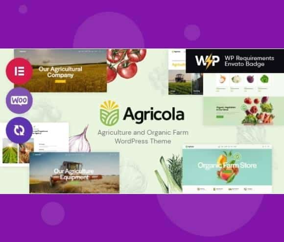 Agricola - Agriculture and Organic Farm WordPress Theme Agricola - Agriculture and Organic Farm WordPress Theme