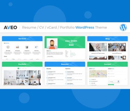 Aveo – Resume WordPress Theme