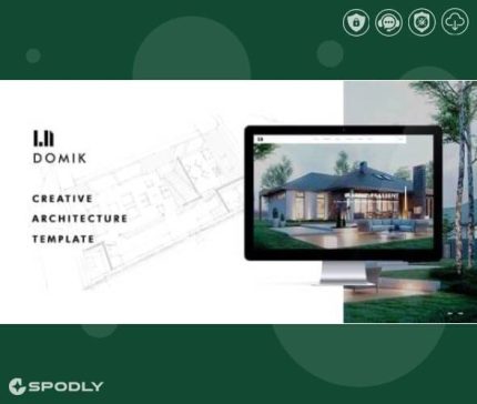 Domik Responsive Architecture WordPress Theme (full)