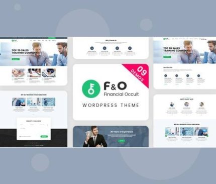 F&O Consultant Finance WordPress Theme