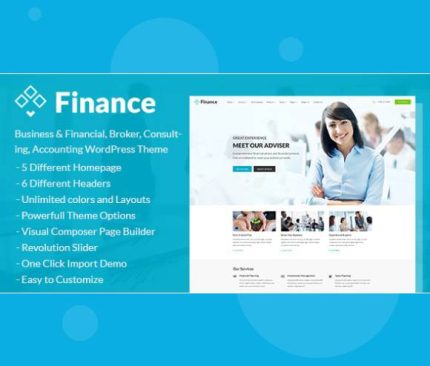 Finance – Business & Financial, Broker, Consulting, Accounting WordPress Theme