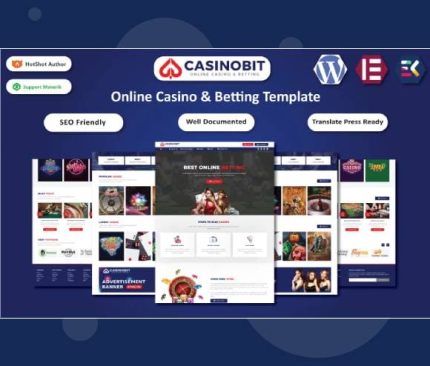 Gpl-Casino-Bit-Online-Casino-Betting-WordPress-Elementor-Template