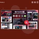 Gpl-Gamxo-WordPress-Gaming-News-Blog-Theme