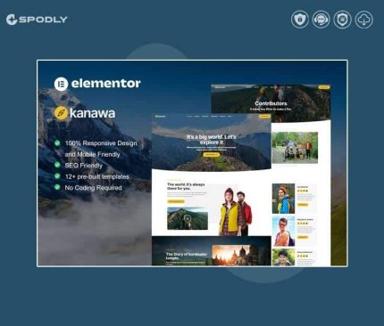 Gpl-Kanawa-Modern-Travel-Blog-Elementor-Template-Kit