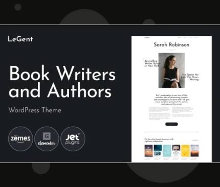 Gpl-Legend-–-Responsive-Book-Writers-and-Authors-WordPress-Theme