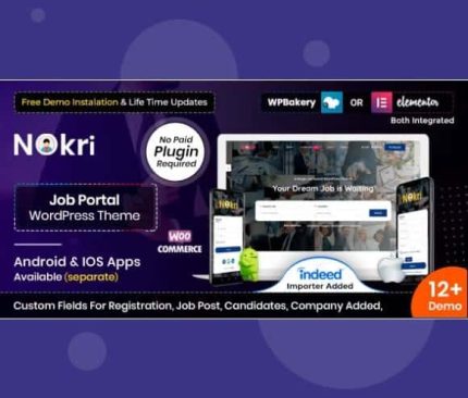Gpl-Nokri-Job-Board-WordPress-Theme