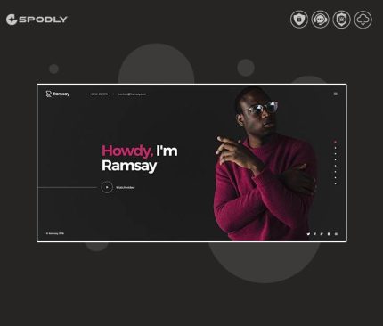 Gpl-Ramsay-Personal-CVResume-WordPress-Theme