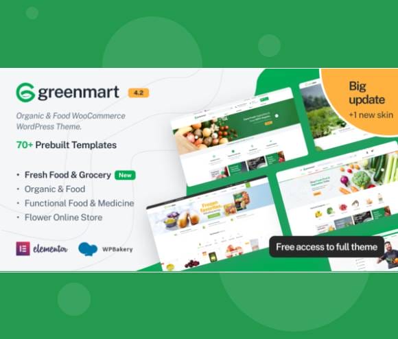 GreenMart – Organic & Food WooCommerce WordPress Theme GreenMart – Organic & Food WooCommerce WordPress Theme