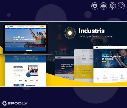 Industris - Factory & Business WordPress Theme (full)