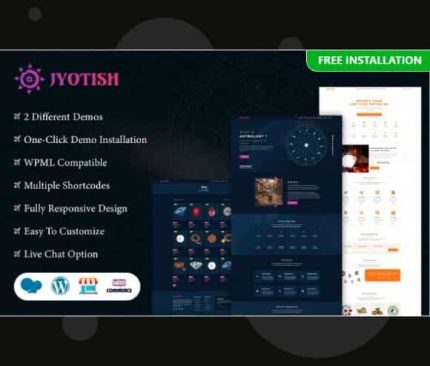 Jyotish – Horoscope and Astrology WordPress Theme