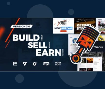 Motor – Vehicles Parts – Equipments and Accessories WooCommerce Store
