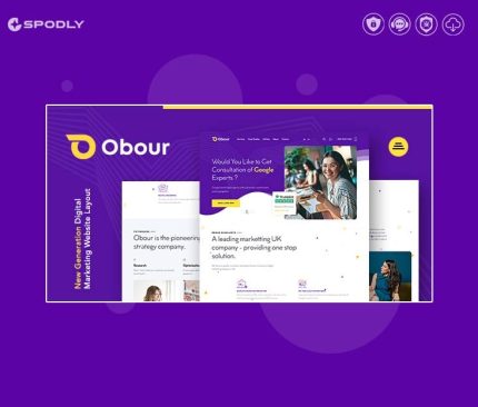 Obour - Digital Marketing Agency WordPress Theme
