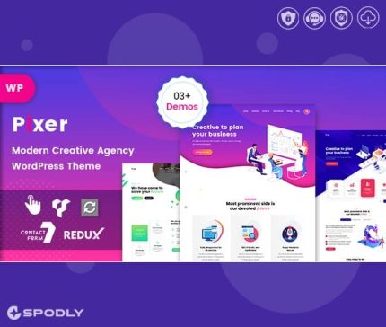Pixer – Digital Agency WordPress Theme