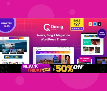 Qoxag – WordPress News Magazine Theme
