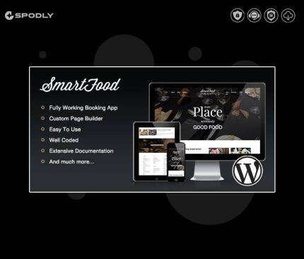 SmartFood – Restaurant, Cafe, Bistro WordPress Theme 1.3.3
