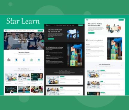 Star Learn - School, College, University, LMS, and Online Course Education Elementor WordPress Theme