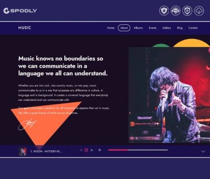 Themify Music WordPress Theme
