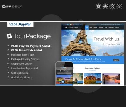 Tour Package-WordPress Travel/Tour Theme