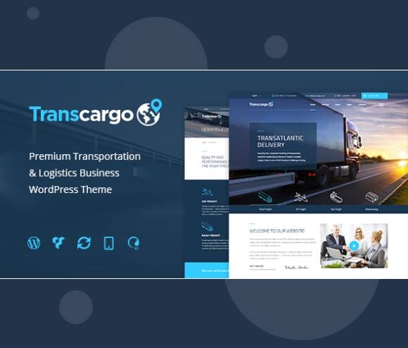 Transcargo - Transportation WordPress Theme for Logistics