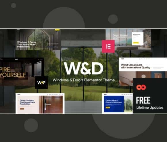 W&D – Windows & Doors Company WordPress Theme