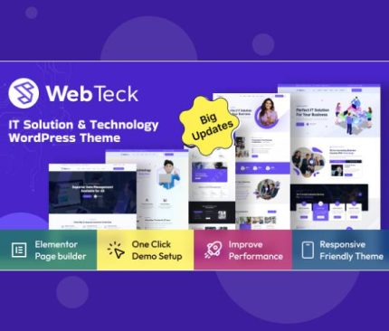 Webteck – IT Solution and AI Technology WordPress Theme
