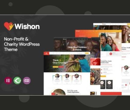 Wishon – Non-Profit & Charity WordPress theme
