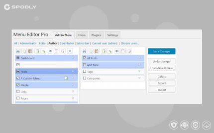 Admin Menu Editor Pro