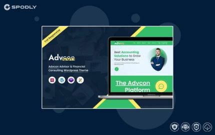 Advcon Advisor & Financial Consulting WordPress Theme