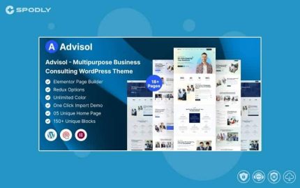 Advisol - Business Consulting WordPress Theme