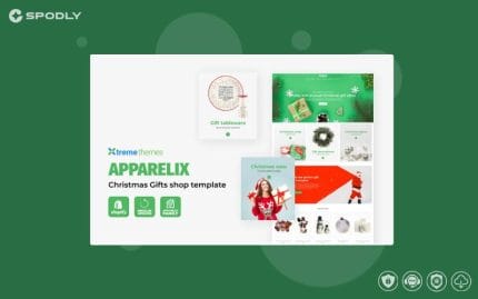 Apparelix Christmas Gifts Store Shopify Theme