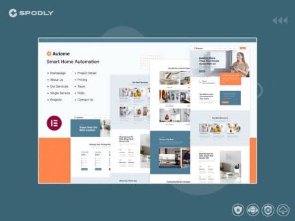 Autome | Smart Home Automation Elementor Template Kit