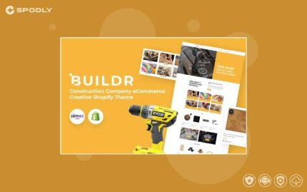 BUILDR - Construction Company eCommerce Creative Shopify Theme