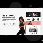 Be Strong - Sports, Outdoors & Travel Clean Shopify Theme