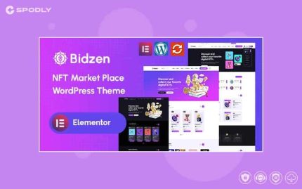 Bidzen-NFT-Marketplace-WordPress-Theme