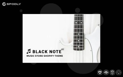 Black Note - Music Store Shopify Theme