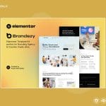 Brandezy – Branding Agency & Creative Studio Elementor Template Kit