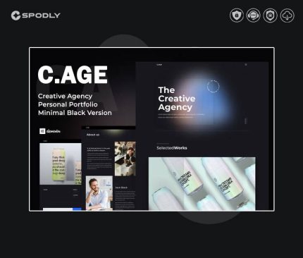 C.AGE - Creative Agency Personal Portfolio Elementor Template Kit